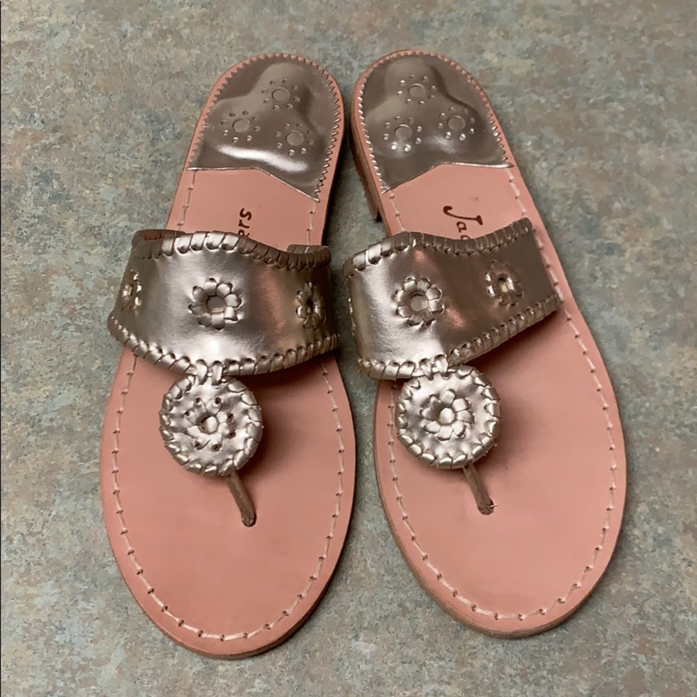 Platinum Jack Rogers Sandals